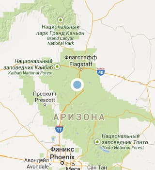 Карта Седоны